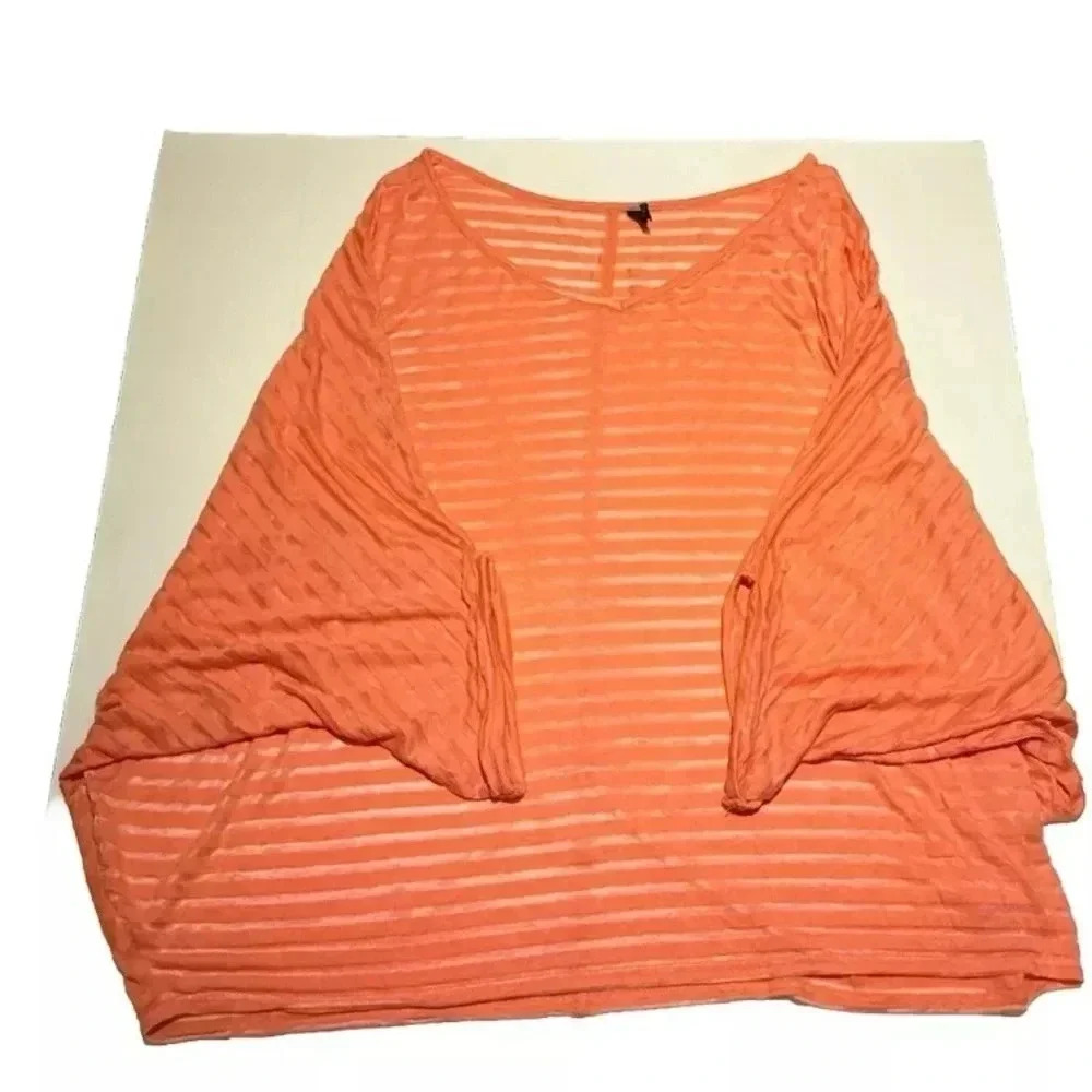 Sexy Women V-neck Plus Size 18/20 Loose Casual 3/4 Sleeve Top Blouse Shirt - Picture 8 of 9